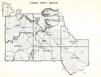 Camden County, Adair, Russell, Warren, Auglaize, Osage, Jackson, Jasper, Missouri State Atlas 1940c